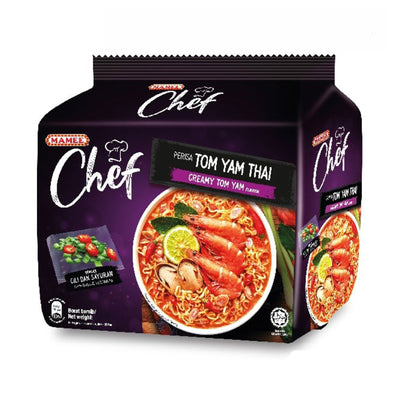 Mamee Chef Creamy Tom Yam Flavour Instant Noodle 82g x 4