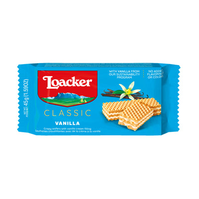 Loacker Vanilla Cream Wafer 45g