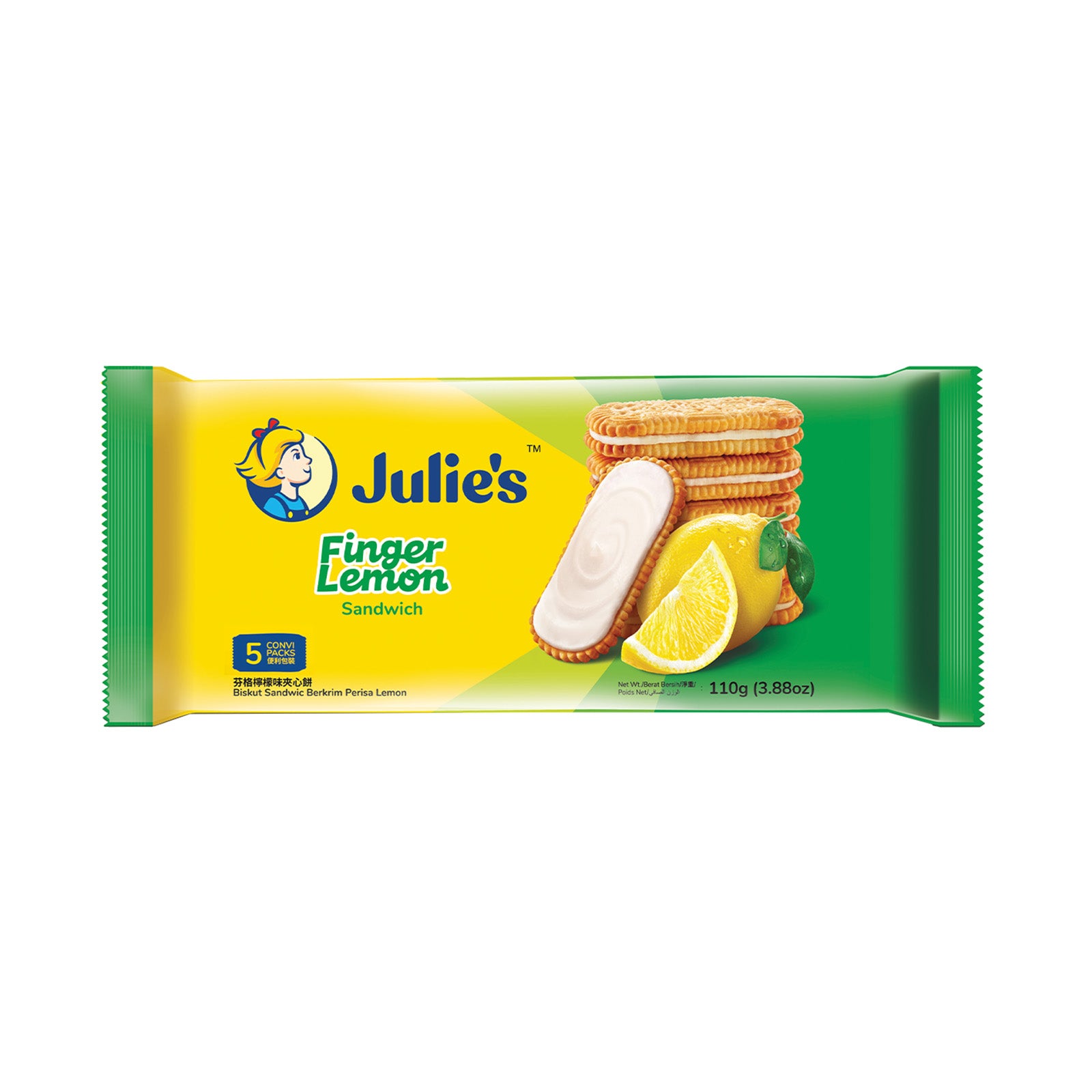 Julie Finger Lemon Sandwich 110g