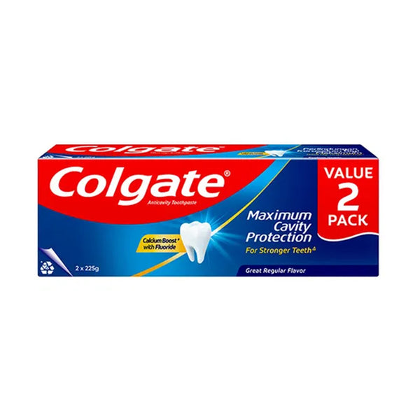 Colgate Maximum Cavity Protection Anticavity Toothpaste 225g x 2 (highest price)
