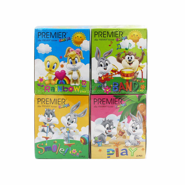 Premier Kids Cube Facial Tissue 70pcs x 4 (highest price)