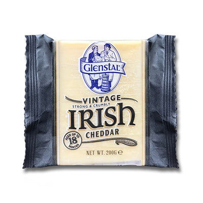 Glenstal Foods Irish Vintage Cheddar Cheese 200g