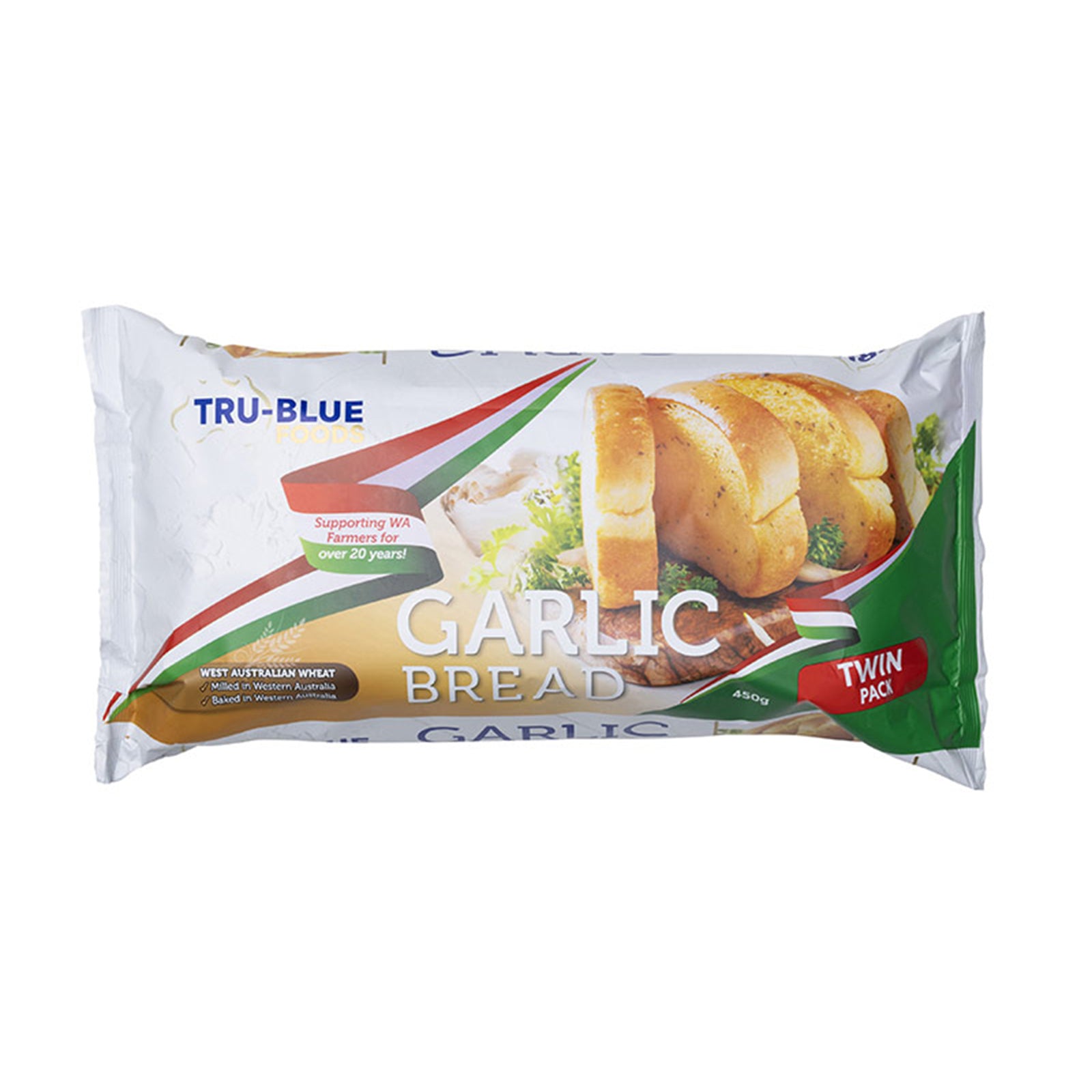 LF TRUE BLUE GARLIC BREAD 450G *1