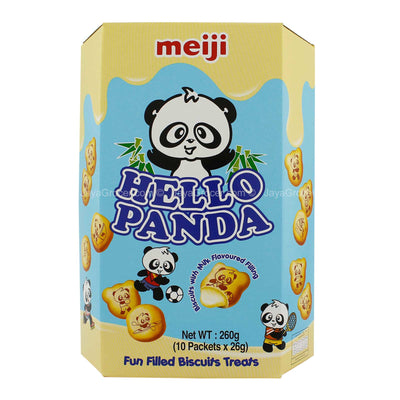 Meiji Hello Panda Biscuits with Milk Flavoured Filling 234g