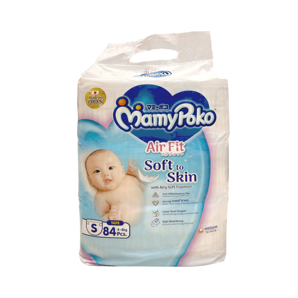 Mamy Poko Open Air Fit Baby Diapers (Small) 84pcs/pack