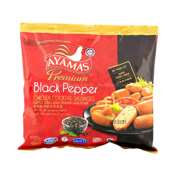 Ayamas Premium Black Pepper Chicken Sausage 500g