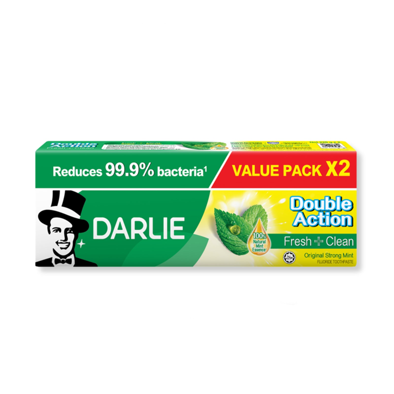 Darlie Double Action Toothpaste 225g x 2