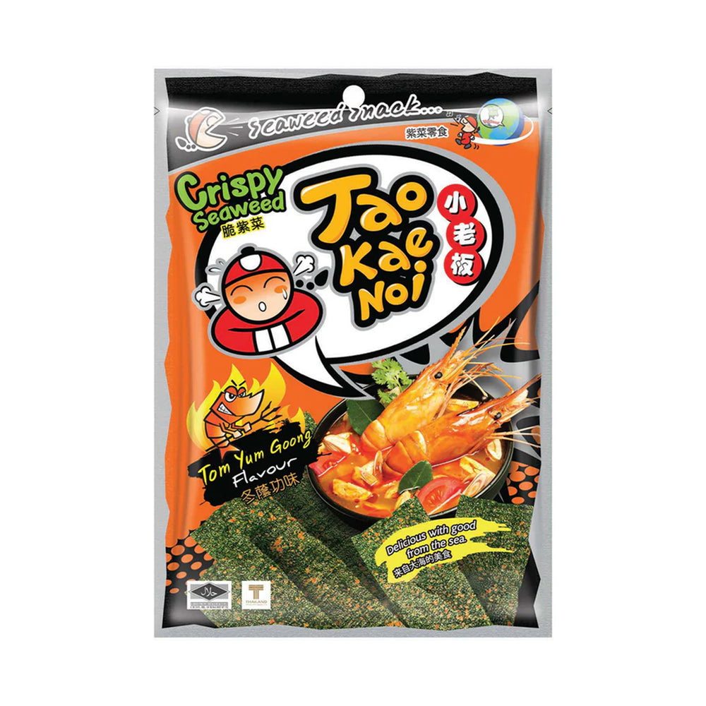 Tao Kae Noi Big Bang Tom Yum Goong Flavour Grilled Seaweed 28g