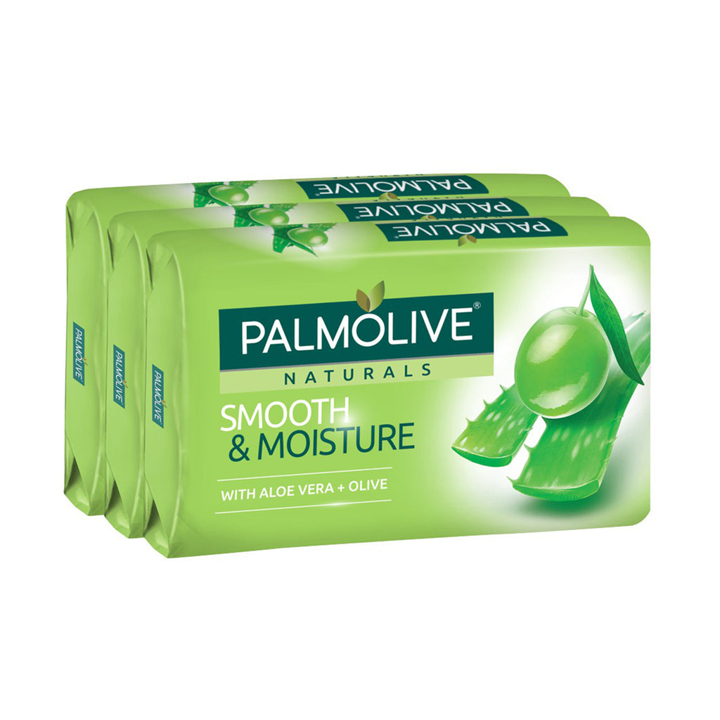 Palmolive Soap Natural Smooth and Moist 80g x 3