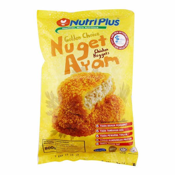 Nutriplus Golden Choice Chicken Nuggets 800g (highest price)