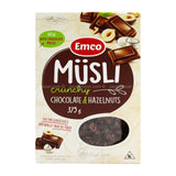 Emco Crunchy Chocolate and Hazelnuts Muesli 375g