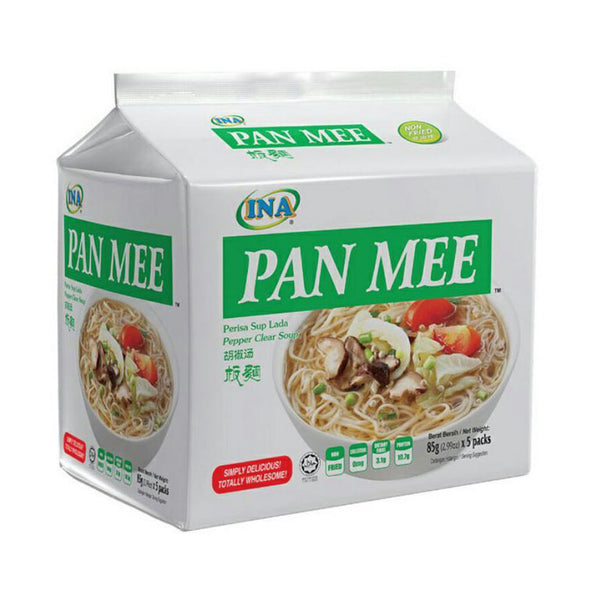 Ina Pan Mee Pepper Clear Soup Instant Noodle 85g x 5