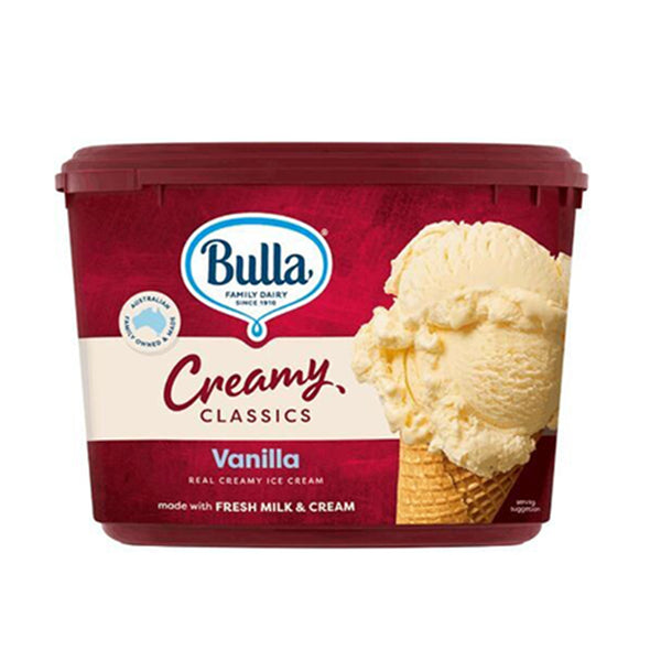 Bulla Creamy Classics Vanilla Real Ice Cream 2L (highest price)