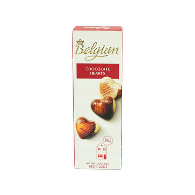 Belgian Hearts Chocolate 65g