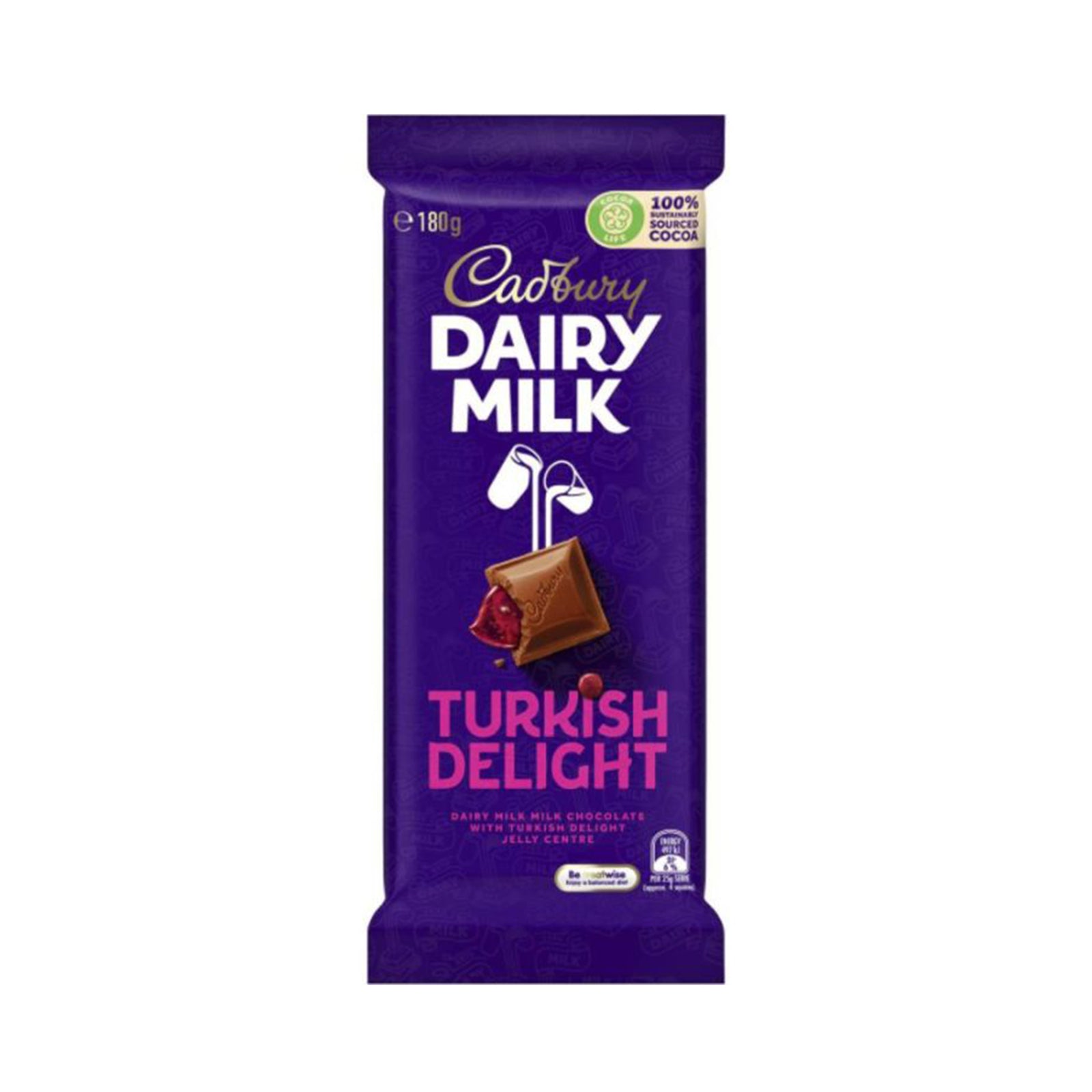 CADBURY TURKISH DELIGHT AUST 178G*1