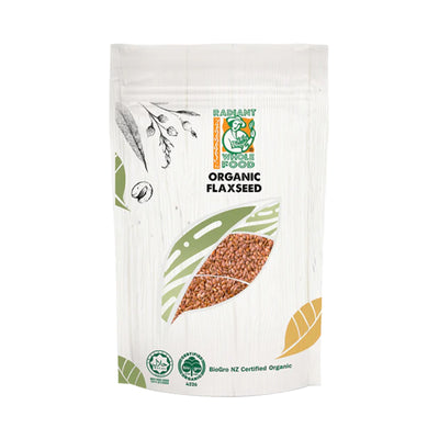 Radiant Whole Food Organic Flaxseed 500g