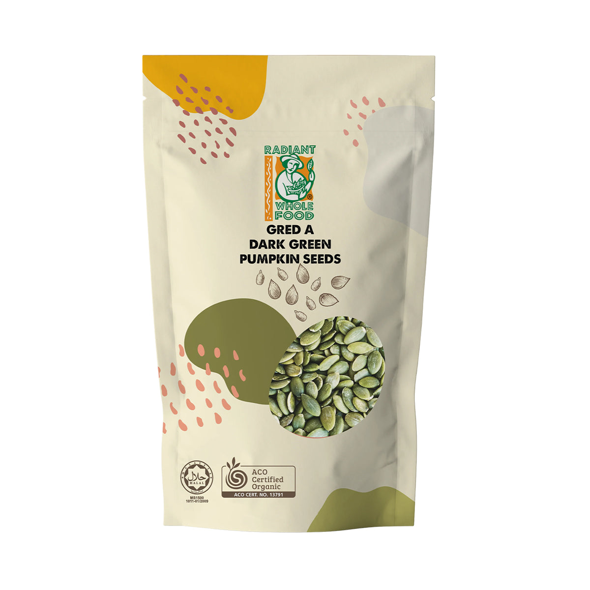 Radiant Organic Pumpkin Seed (Shelled) 200g
