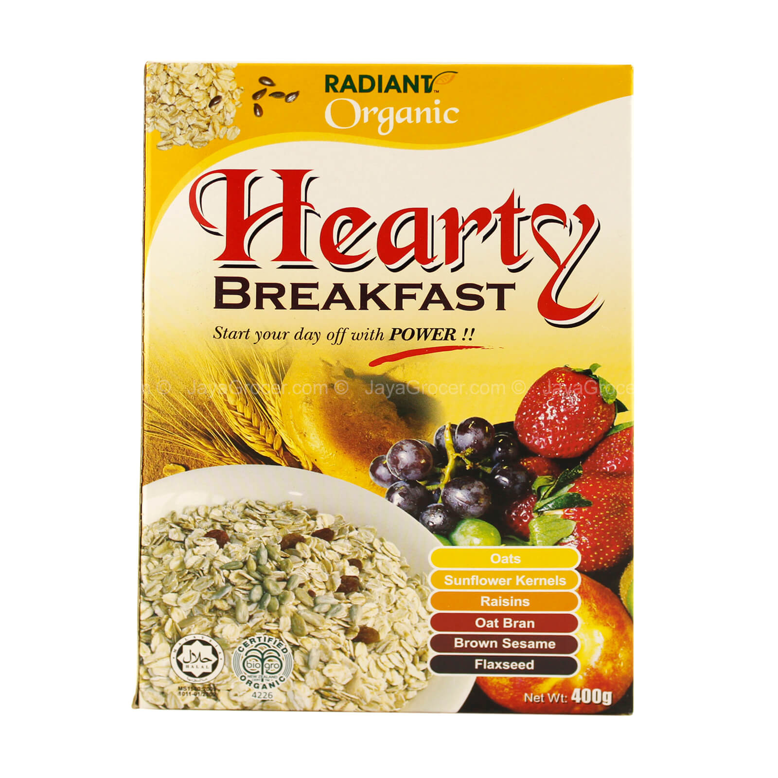 Radiant Organic Hearty Breakfast 400g