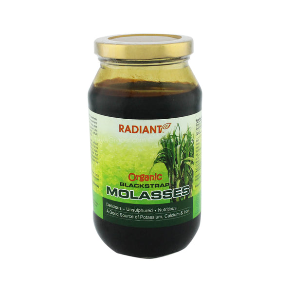 Radiant Whole Food Organic Blackstrap Molasses 450ml (highest price)