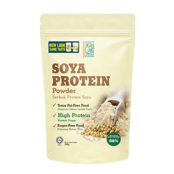 Radiant Whole Food Natural Soya Protein Powder 300g