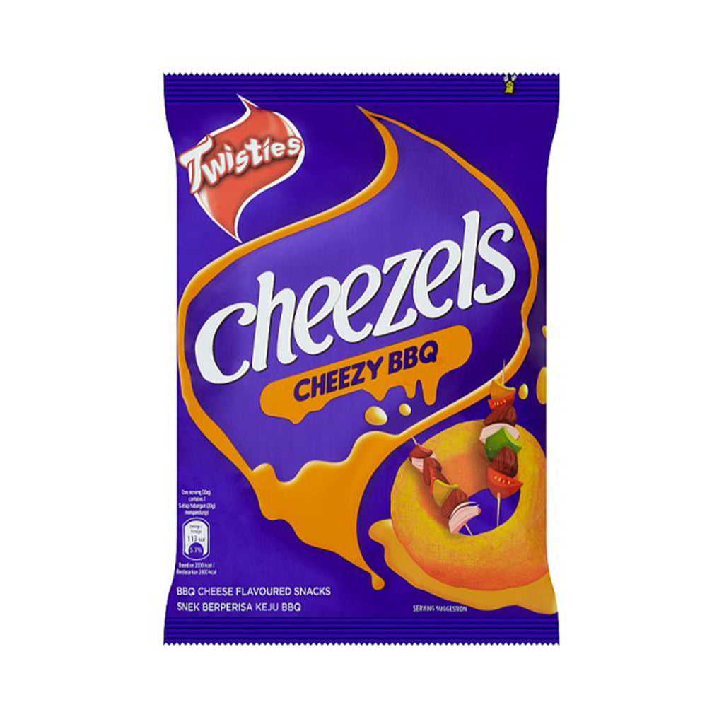 Cheezels BBQ Cheese Flavoured Snack 60g