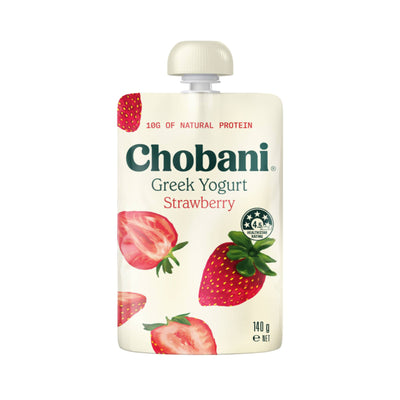 Chobani Strawberry Yogurt Pouch 140g