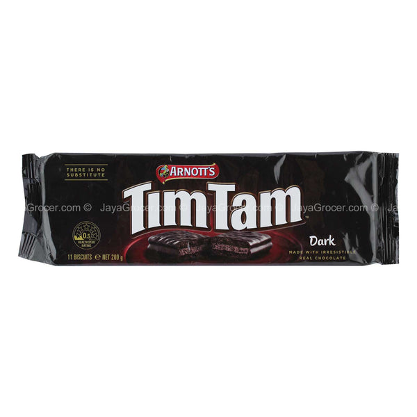 Arnotts Tim Tam Classic Dark Biscuits 200g (highest price)