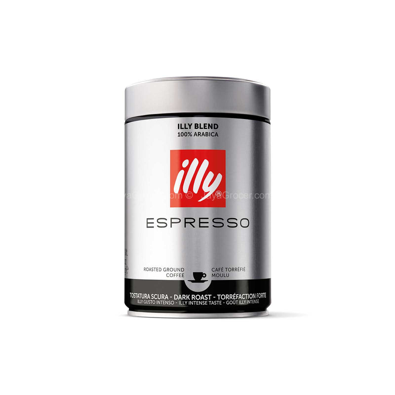 Illy Intenso Bold Roast Ground Coffee 250g