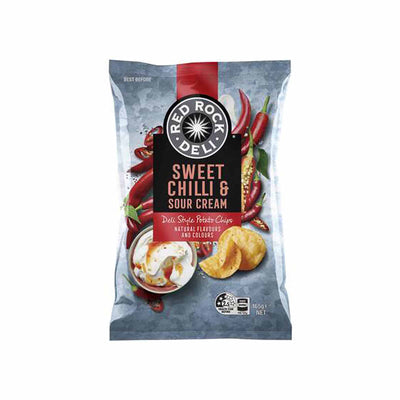 Red Rock Deli Sweet Chili and Sour Potato Chips 165g