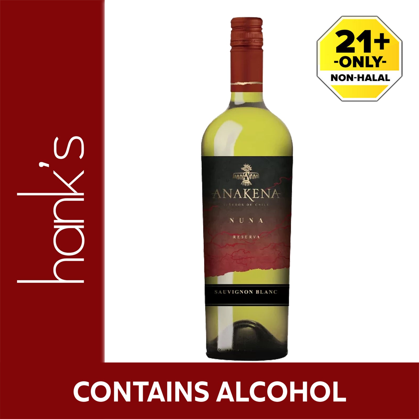 Anakena Sauvignon Blanc Wine 750ml