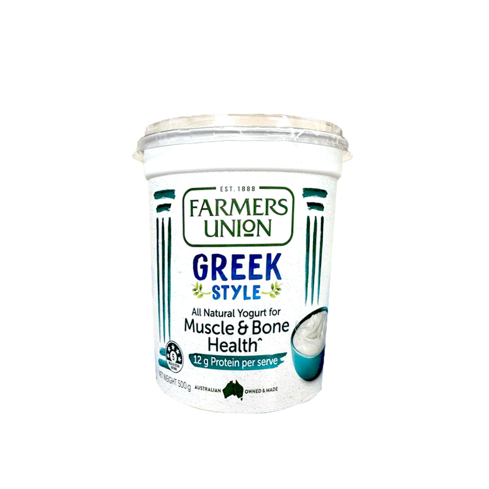 Farmers Union Greek Style High Protein Yogurt 500g