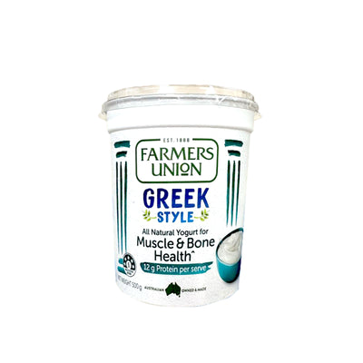 Farmers Union Greek Style High Protein Yogurt 500g