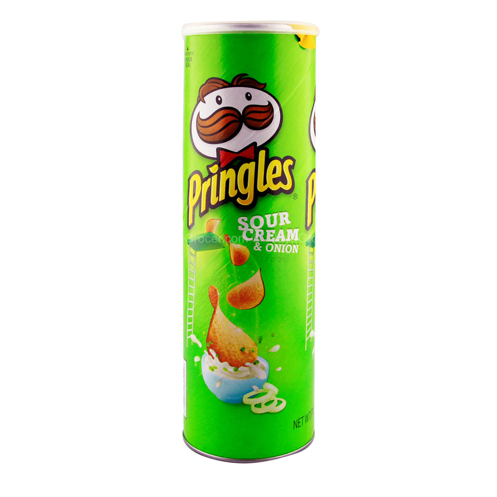 Pringles Sour Cream and Onion Potato Crisps (USA) 158g