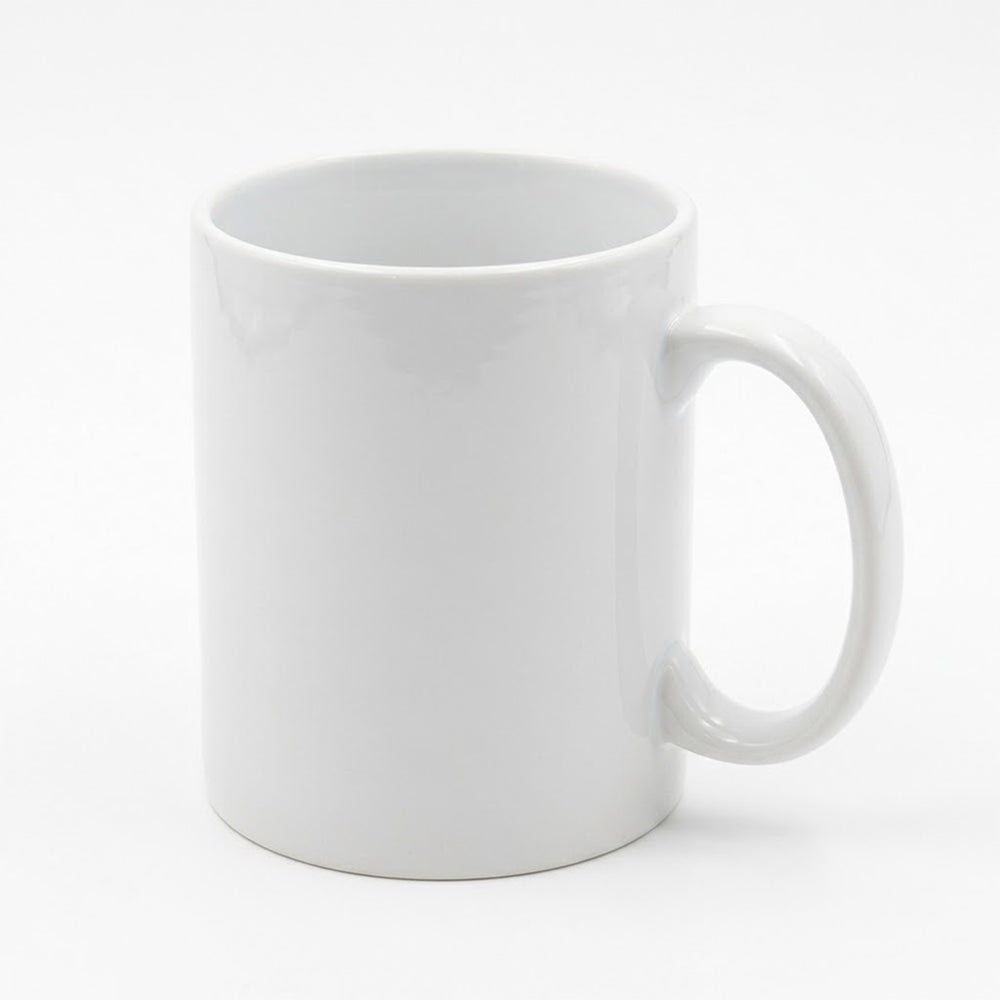 Porcelain Plain White Mug 1pack