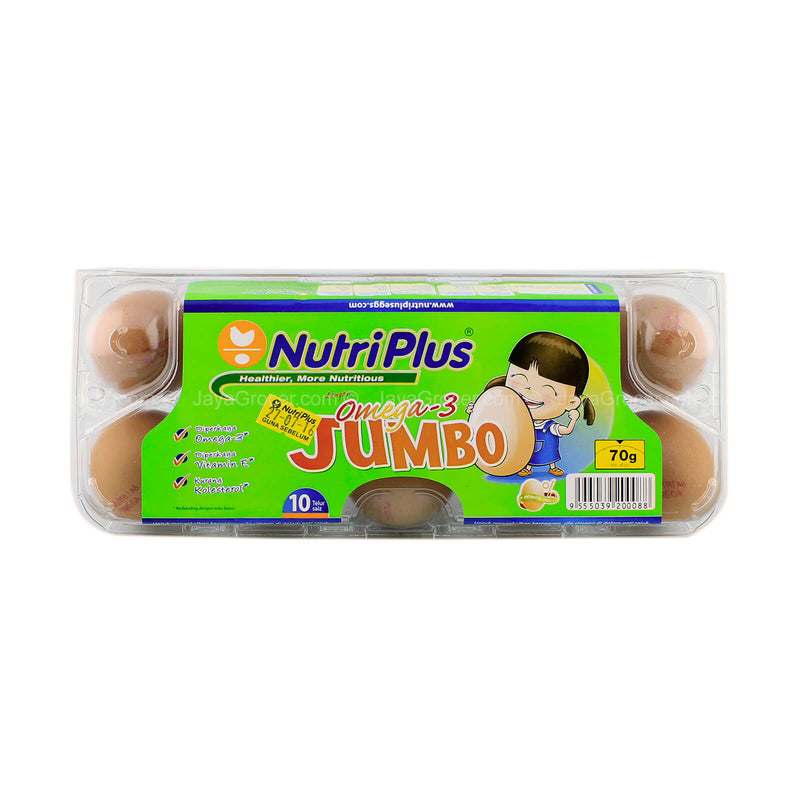 NutriPlus Jumbo Eggs with Omega 3 10pcs/pack