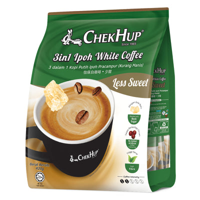 Chek Hup 3-in-1 Instant White Coffee (Less Sweet) 33g x 12