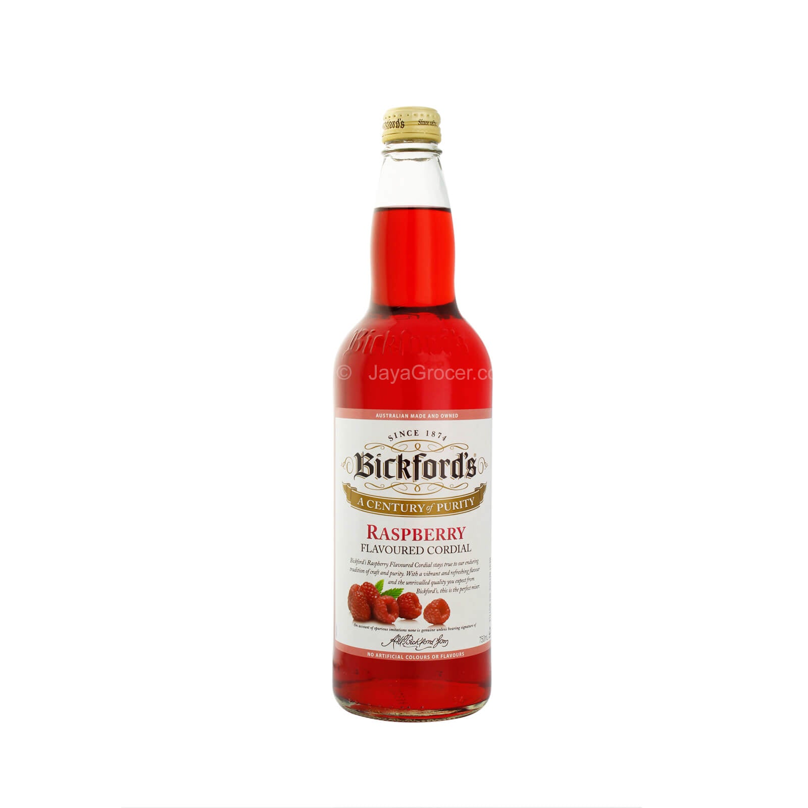 Bickfords Raspberry Flavoured Cordial 750ml – Jaya Grocer | The Starling