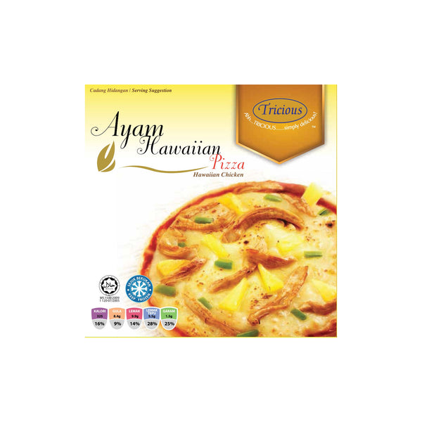 Tricious 6 Inches Hawaiian Chicken Frozen Pizza 140g (highest price)