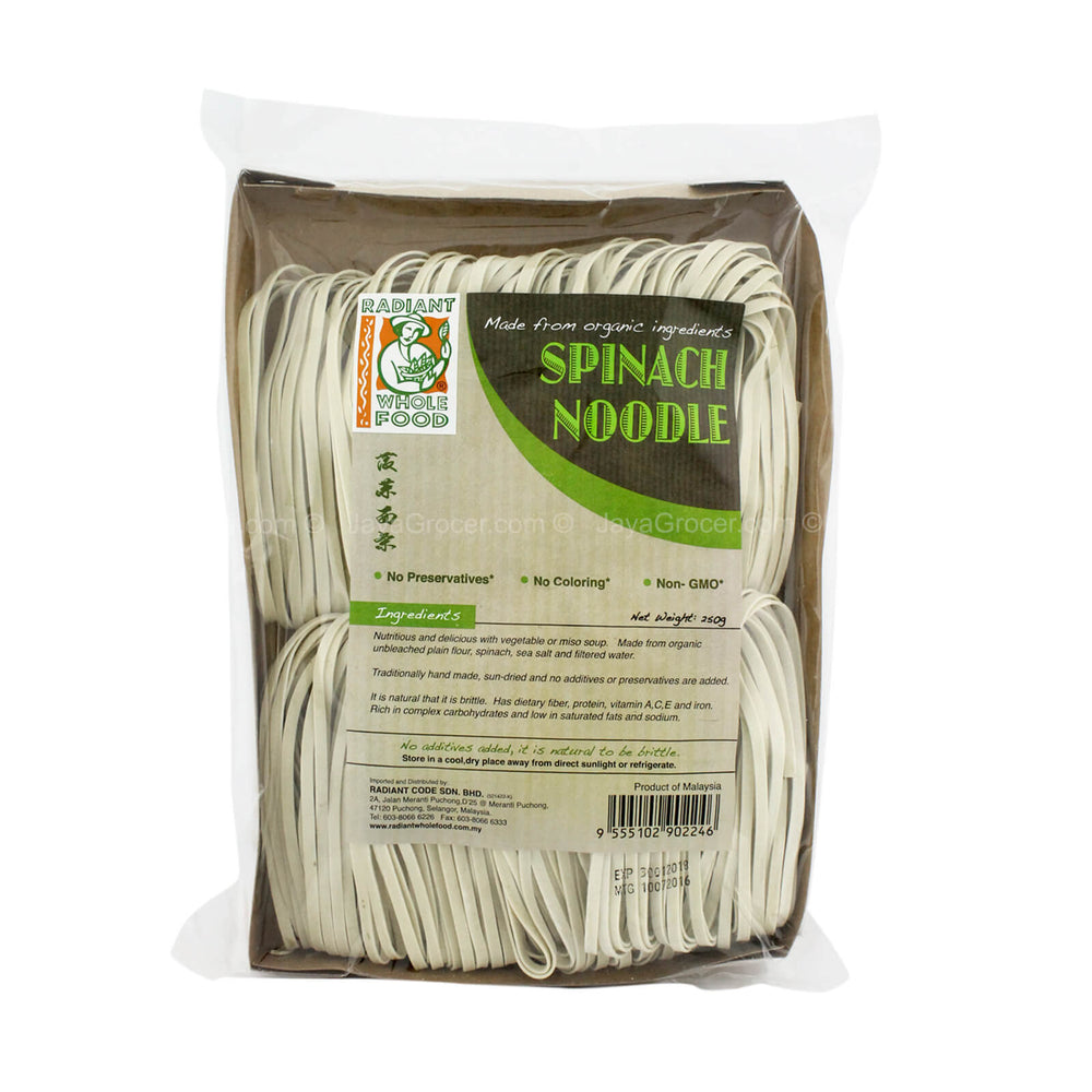 Radiant Organic Spinach Noodle 250g