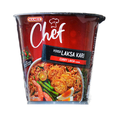 Mamee Chef Curry Laksa Flavour Instant Noodle Cup 72g