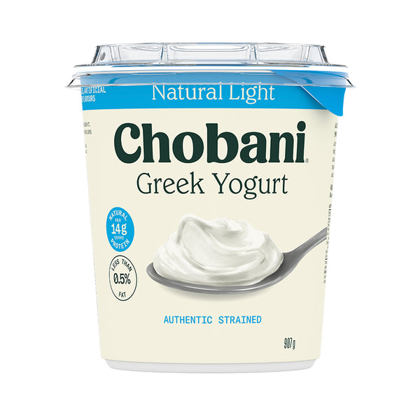 Chobani Natural Light Greek Yogurt 907g (highest price)