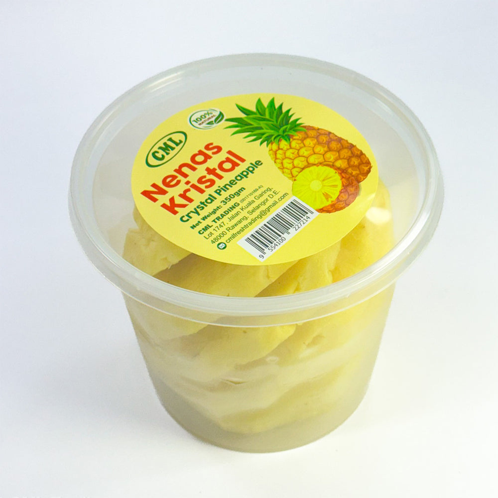 Crystal Peeled Pineapple (Malaysia) 350g