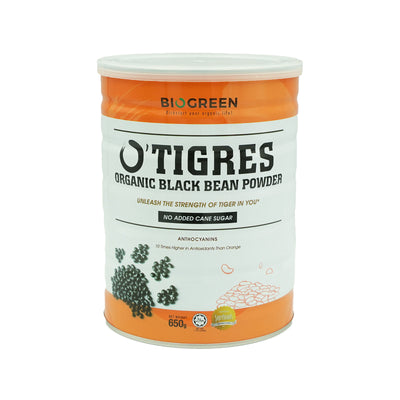 Biogreen OTigers Organic Black Bean Powder 650g
