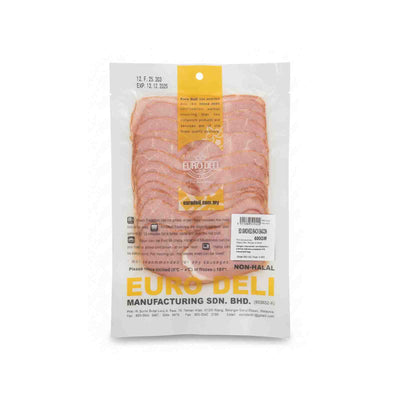 [NON-HALAL] Euro Deli Smoked Back Bacon 500g