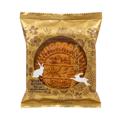 Hong Kong Mei Xin White Lotus Seed Paste Mooncake 185g