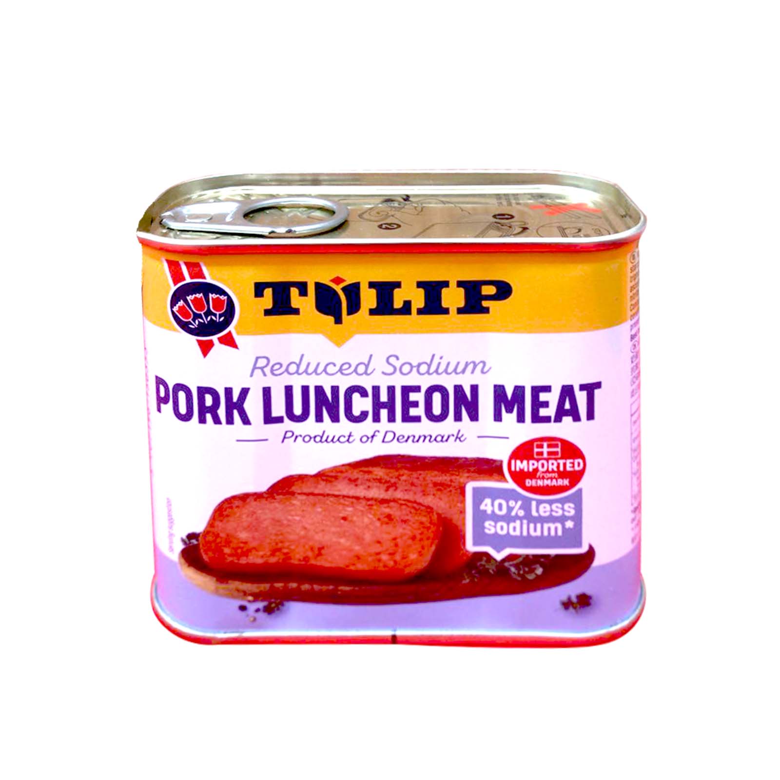 NON-HALAL] Tulip Premium Pork Luncheon Meat Less Sodium 340g