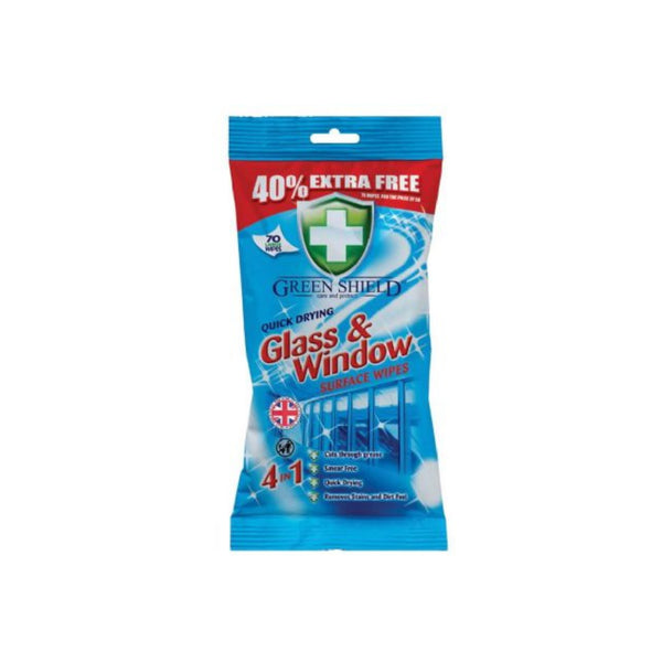 Green Shield Glass & Window Wipes 1pack (highest price)