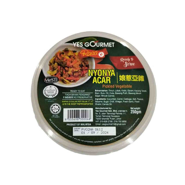 YES GOURMET NYONYA ACAR 250G*1