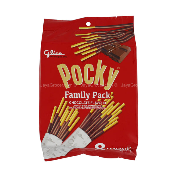 Glico Pocky Biscuit Stick Family Pack Chocolate Flavour 21g x 8