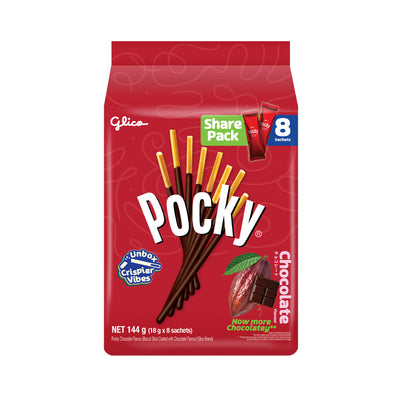 Glico Pocky  Biscuit Stick Family Pack Chocolate Flavour 21g x 8